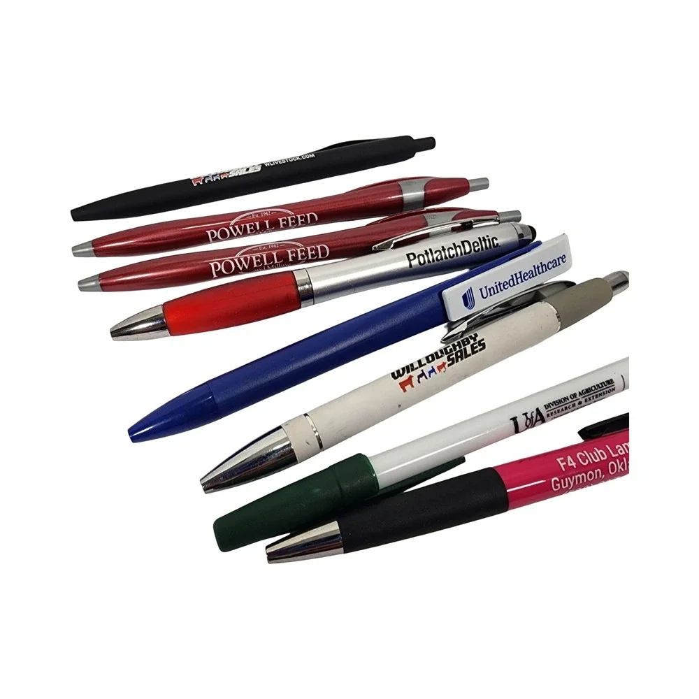 Lot of 8 Promotional Pens United Healthcare Powell Feed PotlatchDeltic F4